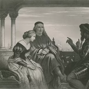 Othello Relating his Adventures, Othello (engraving)