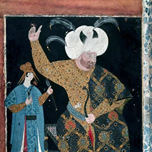 Ottoman Empire: "Portrait of Sultan Selim II called the Drunk or Sari