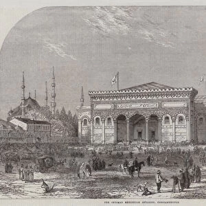 The Ottoman Exhibition Building, Constantinople (engraving)