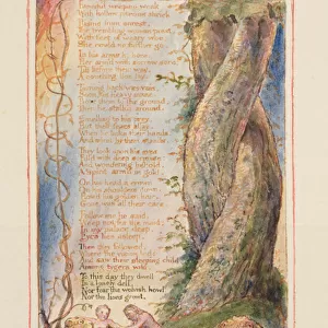 P. 125-1950. pt36 The Little Girl Found (cont. ): plate 36 from Songs of Innocence