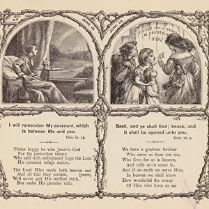 Page from the Childrens Daily Bread (engraving)