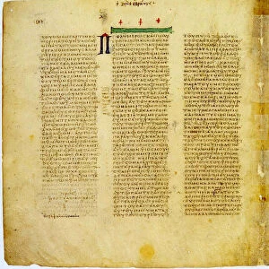 Page from the Codex Sinaiticus (vellum)