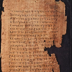 Page from the Gospel of St. John (papyrus)