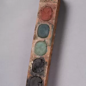 Paint Box of Vizier Amenemope, New Kingdom, c. 1427-1401 BC (boxwood)