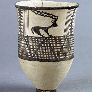 Painted prehistoric vase, Iran, (clay)