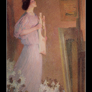 The Painters Muse, c. 1900 (oil on canvas)