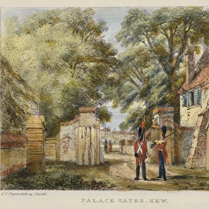 Palace Gates, Kew, plate 3 from Kew Gardens: A Series of Twenty-Four Drawings