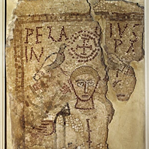 Paleochretian antiquite: "Representation of the ascete monk Pelage