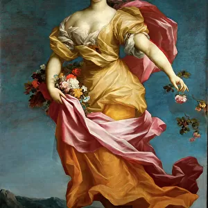 Paola Maria Lomellini Adorno as Flora, c. 1699 (oil on canvas)