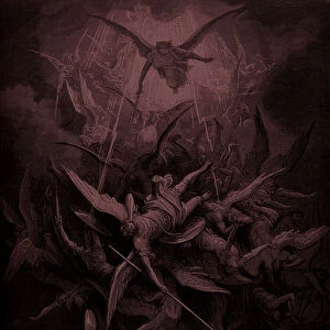Paradise Lost: Fall of the rebel angels, artist Dore