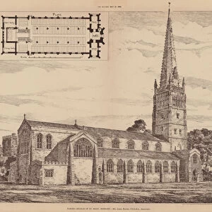 Parish Church of St Mary, Hornsey (engraving)