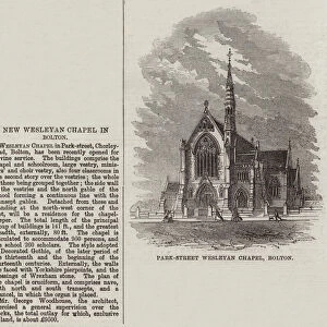 Park-Street, Wesleyan Chapel, Bolton (engraving)