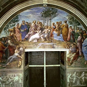 Parnassus, from the Stanza della Segnatura, 1510-11 (fresco)