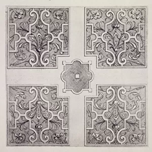 Parterre designs from The Gardens of Wilton, published c. 1645 (engraving)