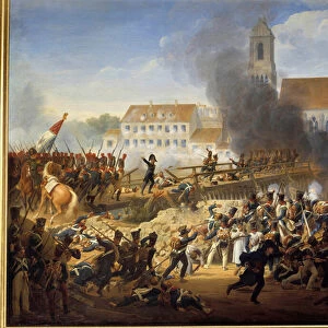 Passing the Landshut Bridge on 21 / 04 / 1809, General Mouton directed the grenadiers of