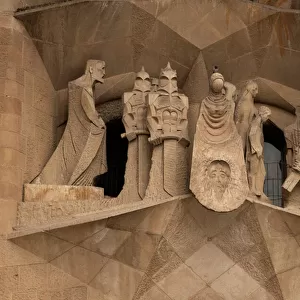 Passion. Facade, La Sagrada Familia, begun 1882 (photo)