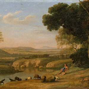 Pastoral Landscape (oil on canvas)