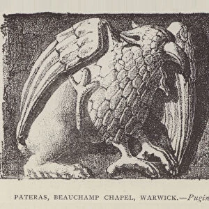 Pateras, Beauchamp Chapel, Warwick (engraving)