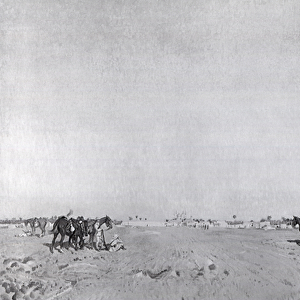 A patrol of 14th Hussars with Commanding Officer Lieutenant Colonel R. W