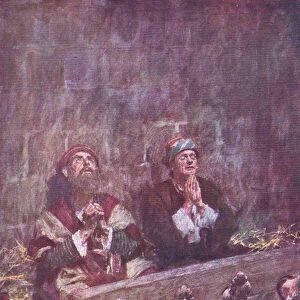 Paul and Silas in prison, from The Bible Story published by Hodder & Stoughton, c