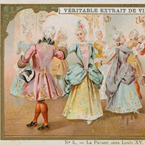 The Pavane Under King Louis XV (chromolitho)