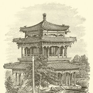 Pavilion at Yuen-ming-Yuen (engraving)