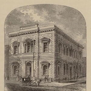 The Peabody Institute, Baltimore, Maryland (engraving)