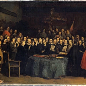 The peace of Westphalia, the swearing-in after the ratification of peace between