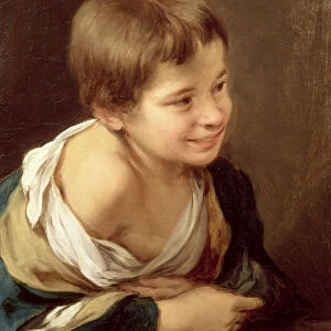 A Peasant Boy Leaning on a Sill, 1670-80 (oil on canvas)