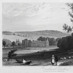 Penshurst Castle, the seat of Sir Philip Sydney (engraving)