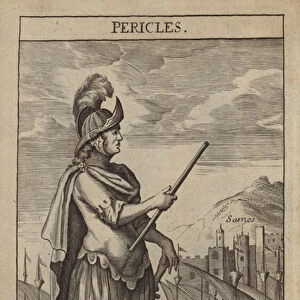 Pericles, Athenian statesman and general (engraving)