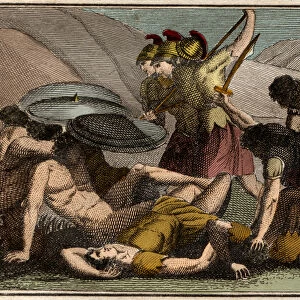 Persian Wars / Battle of Thermopylae 480 BC. The Spartan king Leonidas