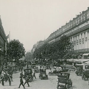 Perspective du Boulevard des Capucines, Boulevard of the Capucines (photogravure)
