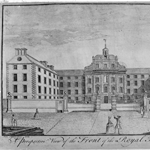 A Perspective View of the Front of the Royal Infirmary from the north, c. 1746 (engraving)