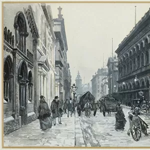 Peter Street, The Free Trade Hall, 1893-94 (w/c gouache on paper)