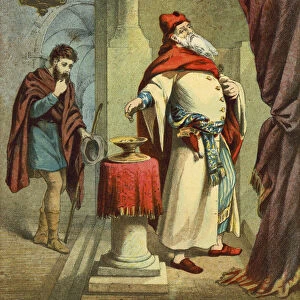 The Pharisee and the Publican (chromolitho)