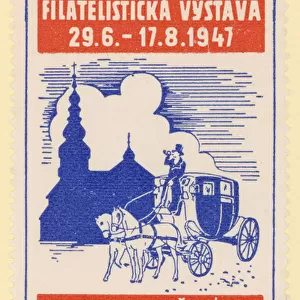 Philatelic exhibition, Czechosolvakia, 1947 (colour litho)