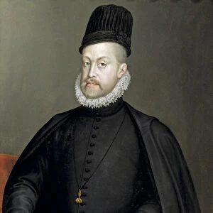 Philip II, 1573 (oil on canvas)