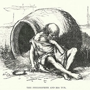 The Philosopher and His Tub (engraving)