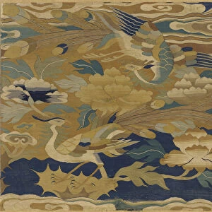 Phoenixes and Peonies, 14th-15th century (silk tapestry)