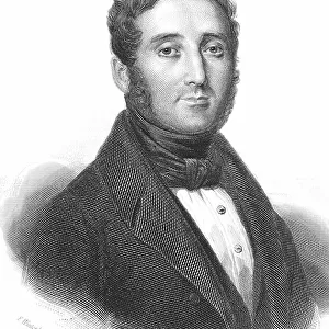 Pierre Amedee JAUBERT (1779-1847), 1844 (engraving)