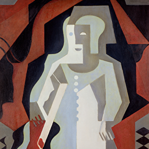 Pierrot, 1919 (oil on canvas)