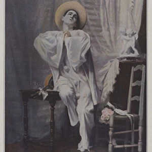 Pierrot Poete. Invocation (colour litho)