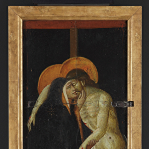 Pieta, reverse (tempera & gold on panel)