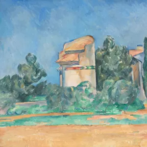 The Pigeon Tower at Bellevue, 1890 (oil on fabric)
