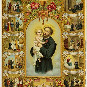 Pious image: Saint Cajetan, Gaetano dei Conti di Tiene founder of the Theatines