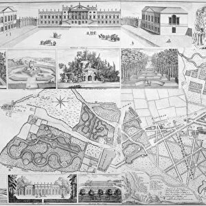 A Plan of the House, Gardens, Park, and Plantations of Wanstead, the Seat of the Earl of Tylney