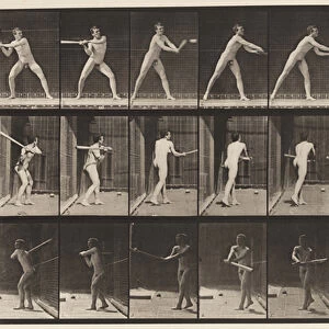 Plate 277. Base-ball; Batting, 1885 (collotype on paper)