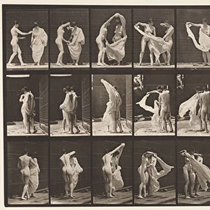 Plate 429. Toilet; Two Models, 1 Disrobing 8, 1872-85 (collotype on paper)