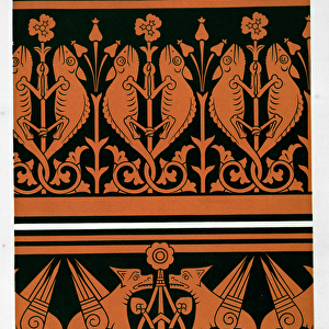 Plate XIV from Studies in Design, c. 1874-76 (litho)